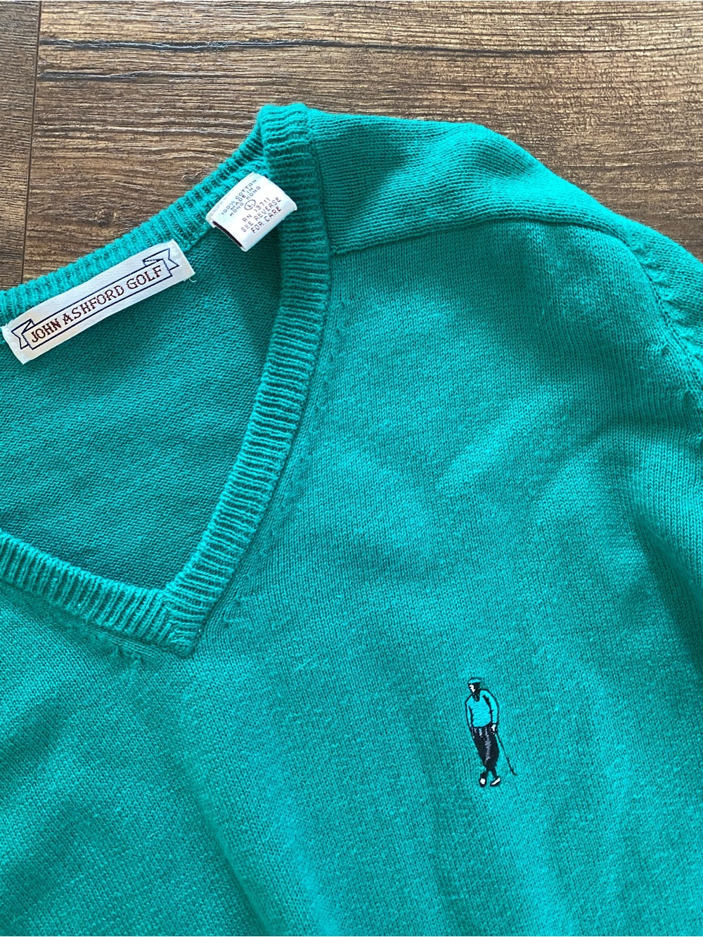 Vintage V-Neck Golf Sweater